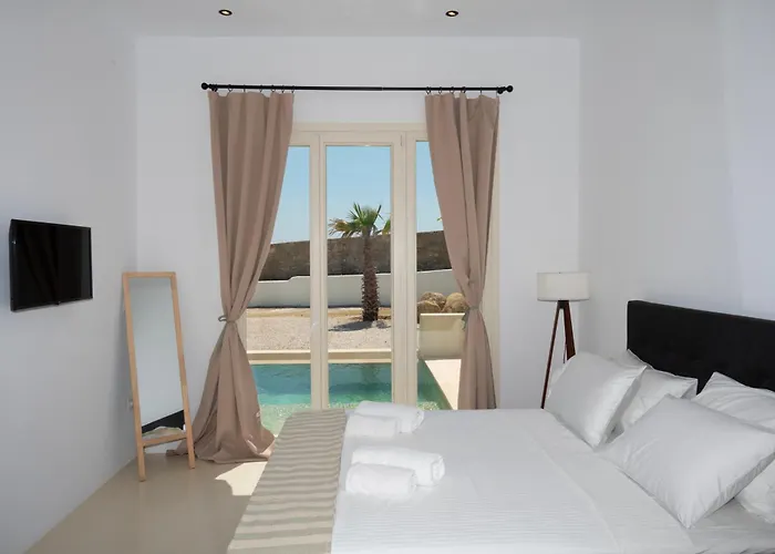 בית כפרי Adyton Mykonos Luxury & Pools *